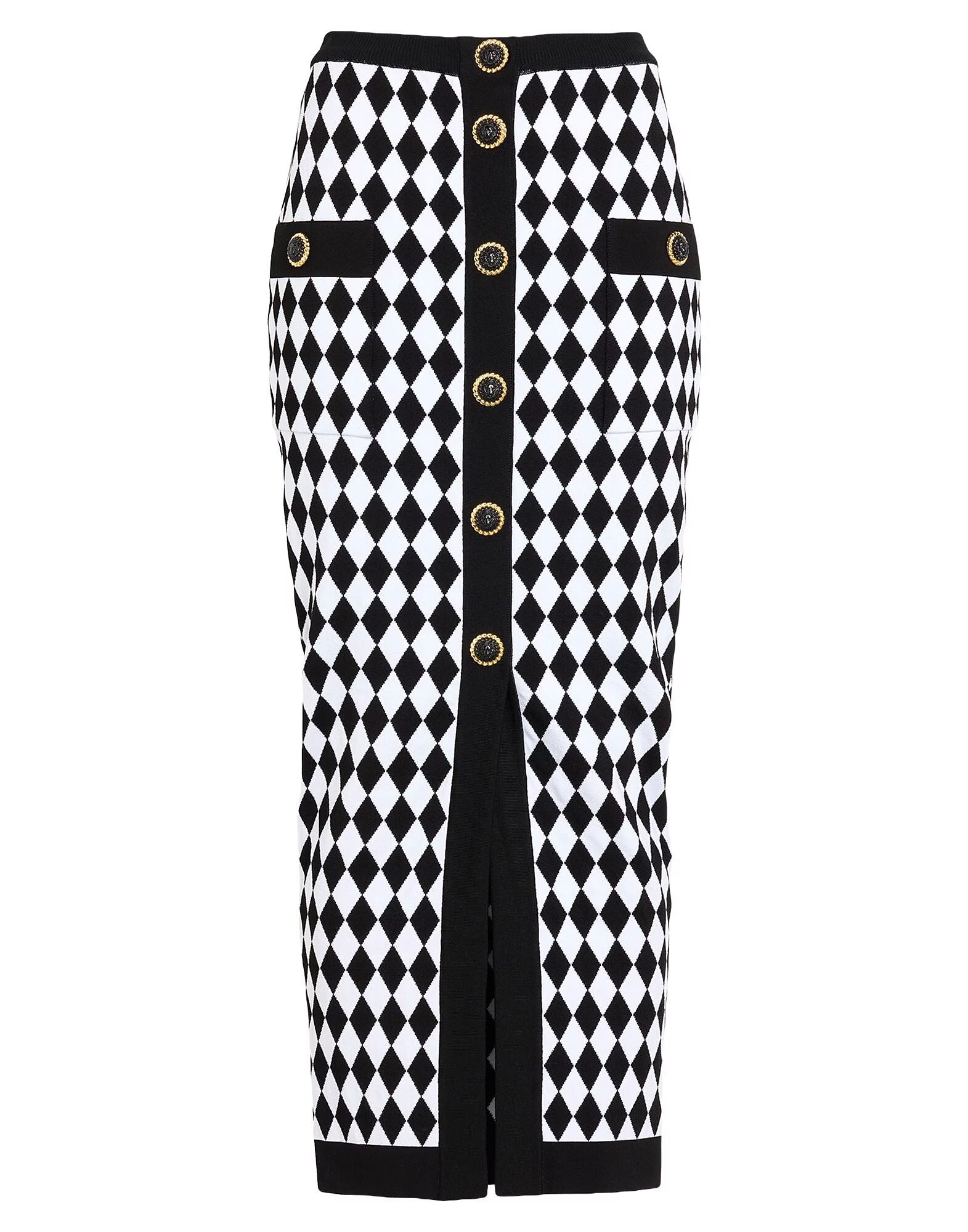 

Юбка миди Balmain, черный