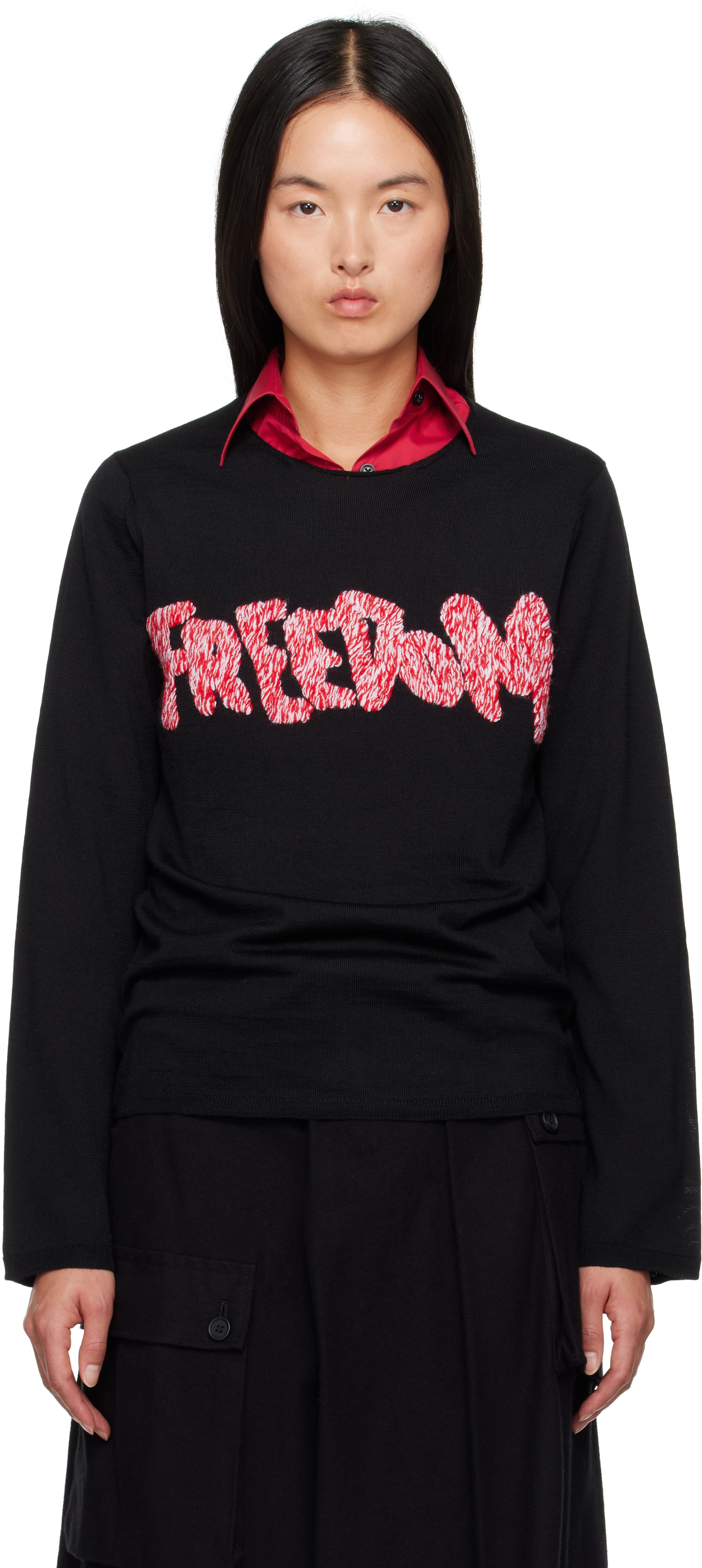 

Comme des Garcons приобрели свитер Freedom Comme des Garcons Shirt