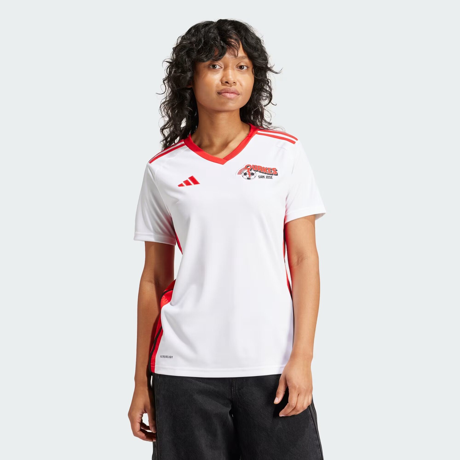 

Гостевая майка Сан-Хосе Эртквейкс 24/25 Adidas, цвет White