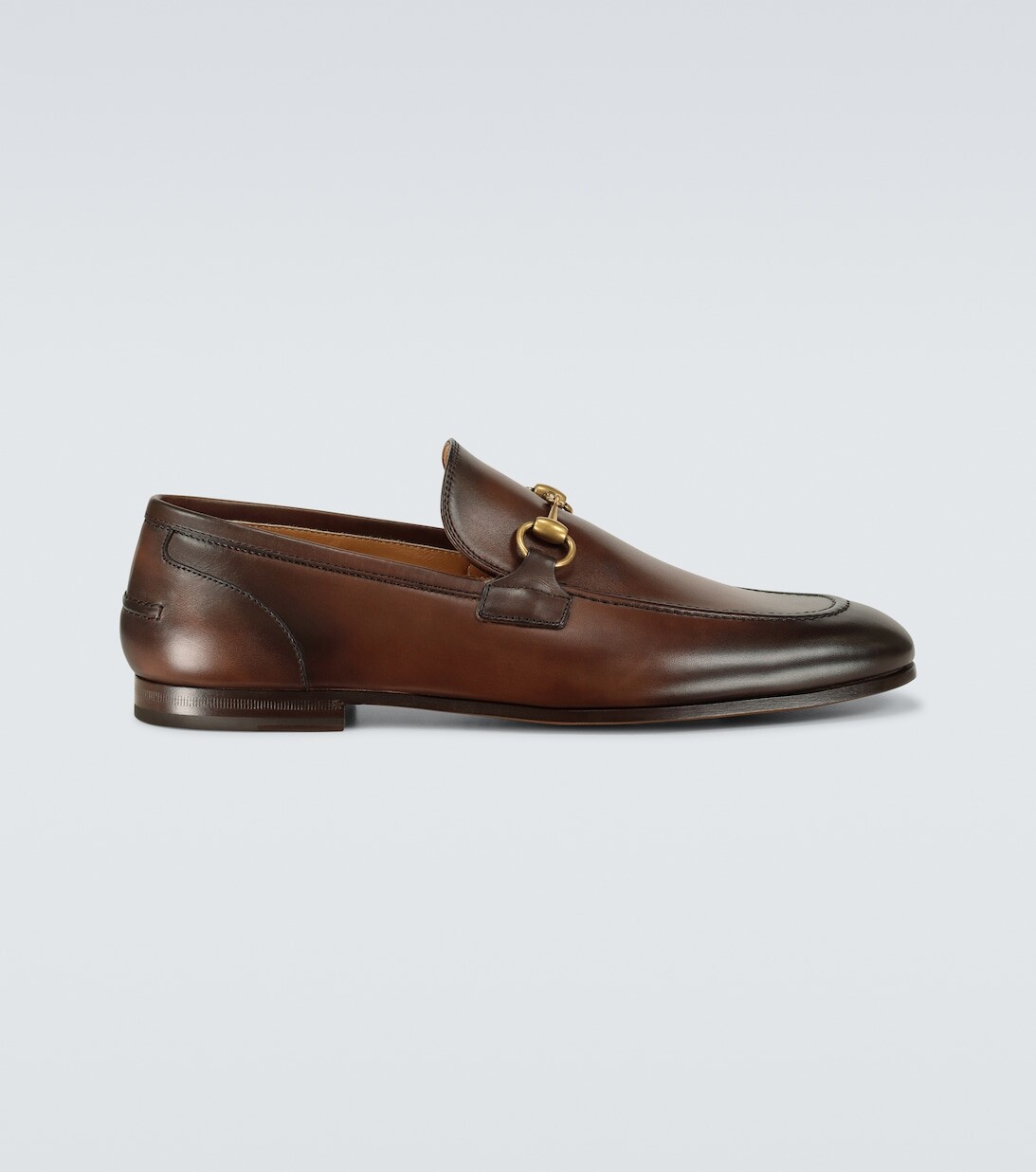 

Кожаные лоферы Jordaan Gucci, коричневый