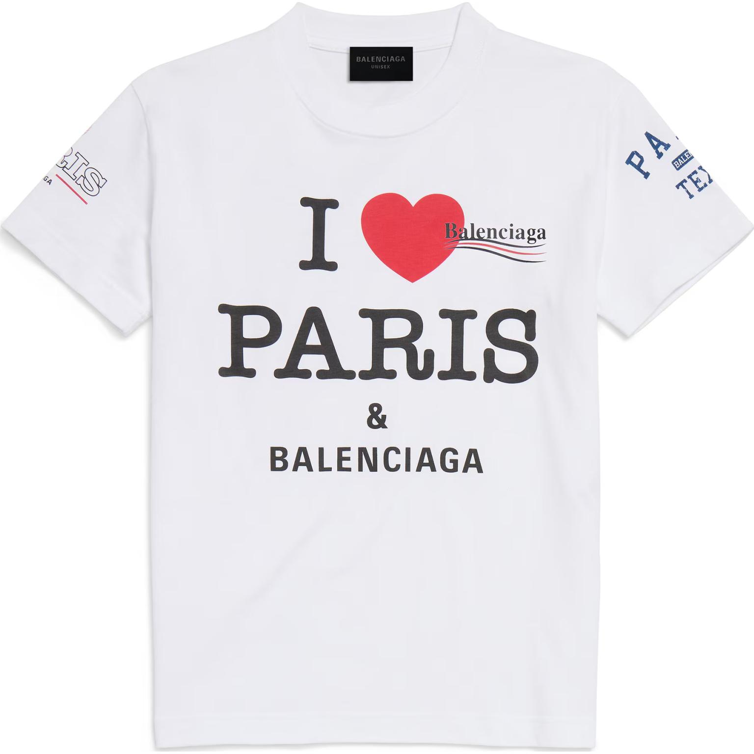 

Balenciaga Футболка SS25 Regular женская Slim Fit белая, Белый, Balenciaga Футболка SS25 Regular женская Slim Fit белая