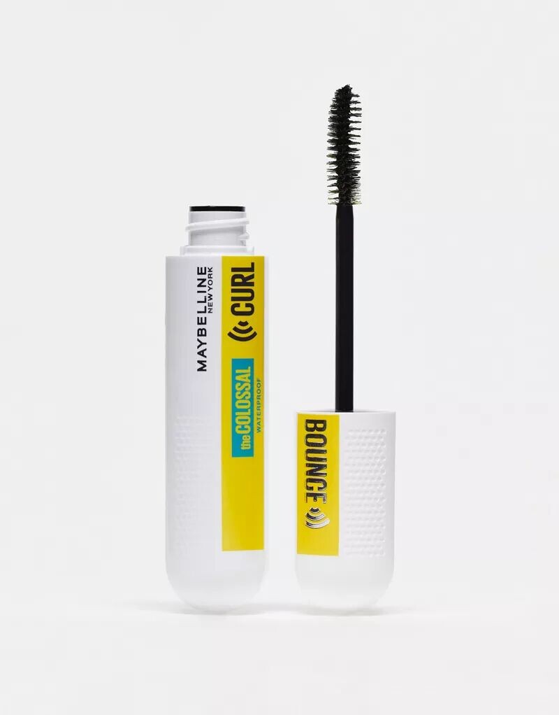 

Тушь для ресниц Maybelline New York The Colossal Curl Bounce Waterproof, черный, Желтый, Тушь для ресниц Maybelline New York The Colossal Curl Bounce Waterproof, черный