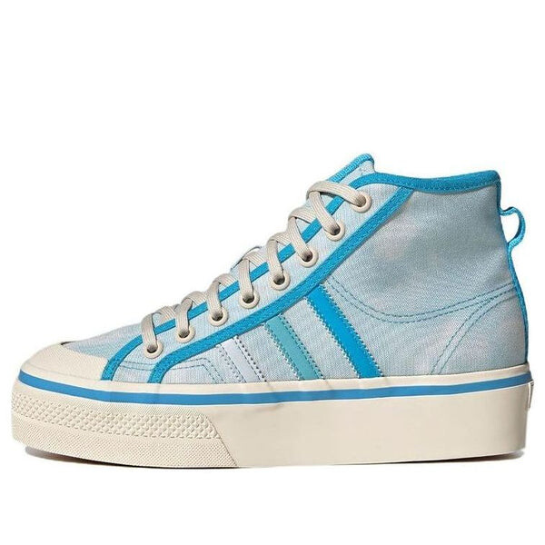 

Кроссовки nizza platform mid Adidas, синий