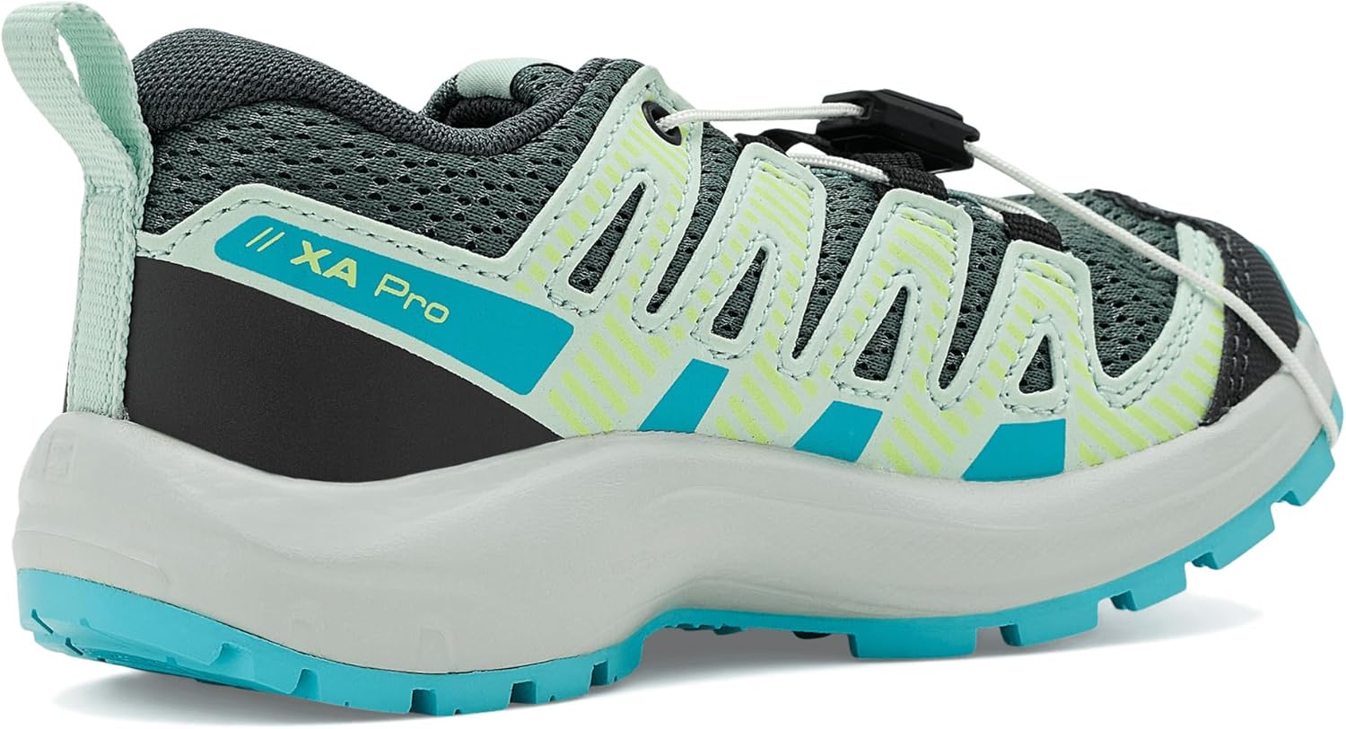 Детские кроссовки Salomon Unisex-Child Xa Pro V8 (для малышей и детей постарше), North Atlantic/Metal/Blue Curacao — фото 3