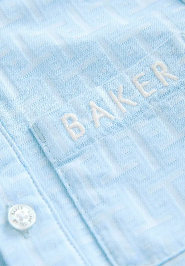 Комбинезон стандартного кроя с воротником-стойкой. Baker By Ted Baker, Blue — фото 4
