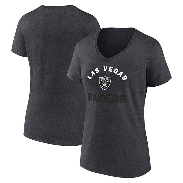 

Женская футболка с логотипом Las Vegas Raiders в цвете heather charcoal Unbranded, Черный, Женская футболка с логотипом Las Vegas Raiders в цвете heather charcoal Unbranded