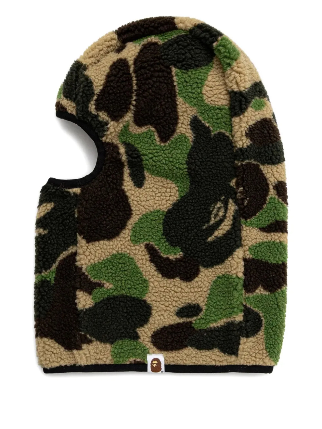 

Балаклава из флиса A BATHING APE Abc Camo Boa, зеленый