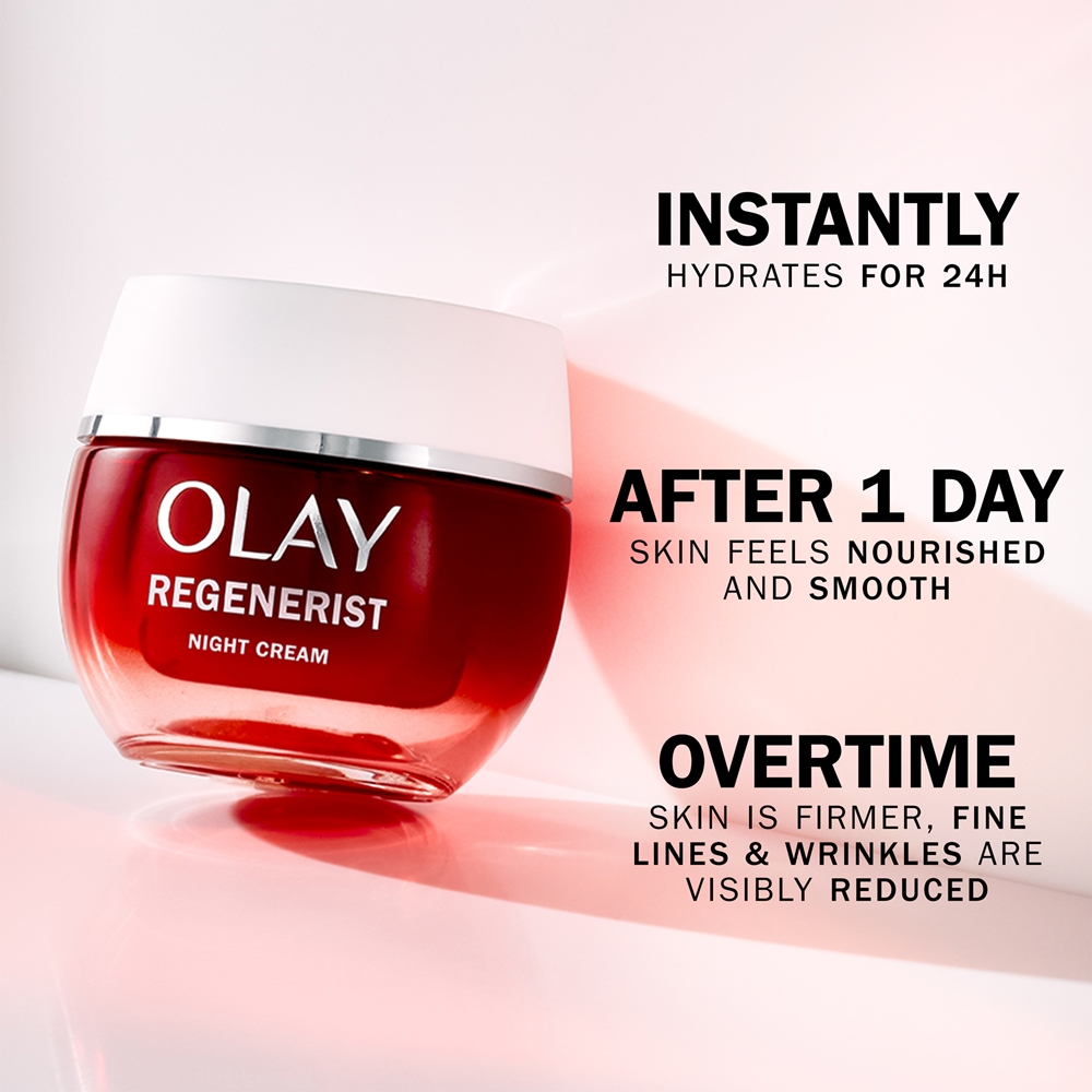 Крем для лица SPF OLAY Дневной Regenerist без отдушек, увлажняющий дневной против морщин — фото 2