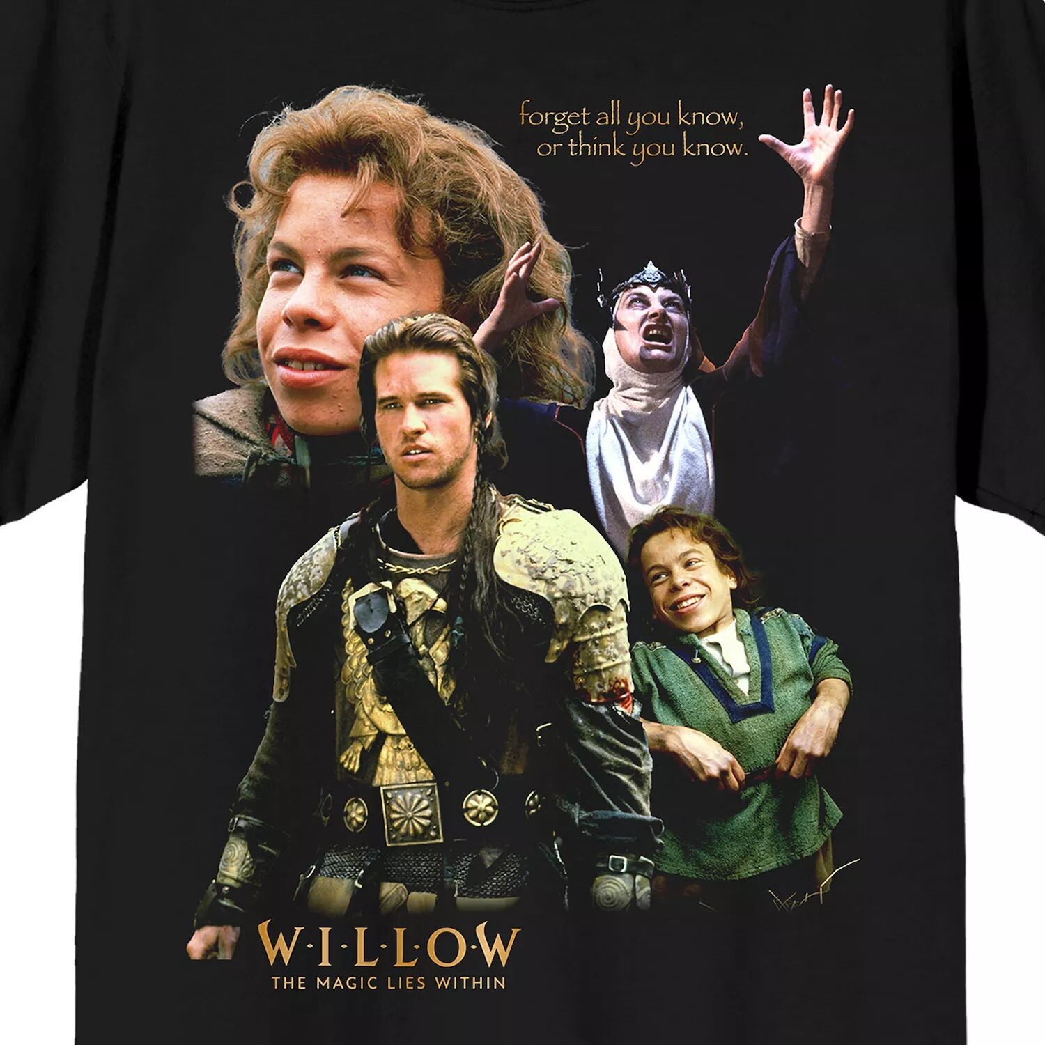 

Мужская футболка с несколькими изображениями Willow 1988 Licensed Character
