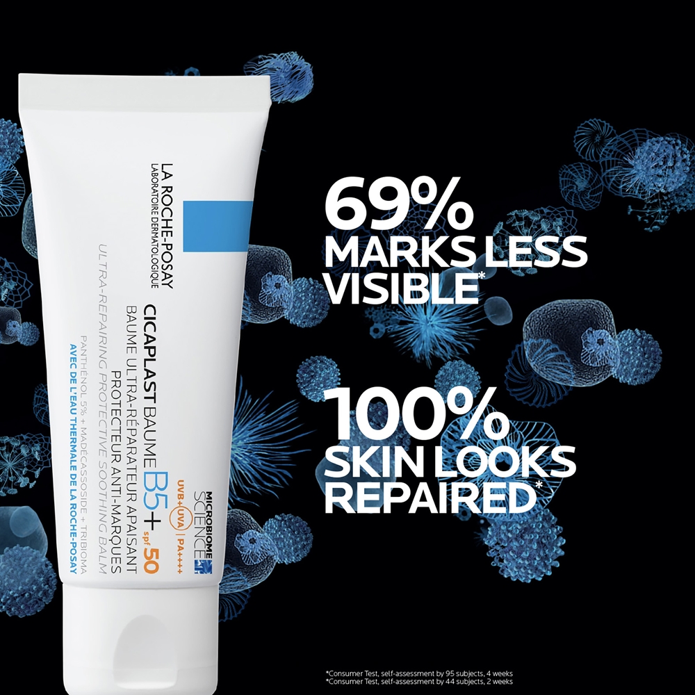 Cicaplast baume b5+ успокаивающий восстанавливающий бальзам spf 50 La Roche-Posay, 40 мл — фото 3