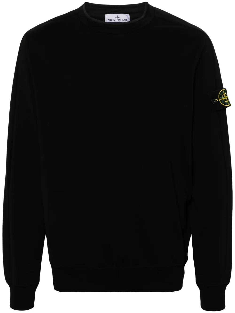 

Толстовка с нашивкой Compass Stone Island, черный