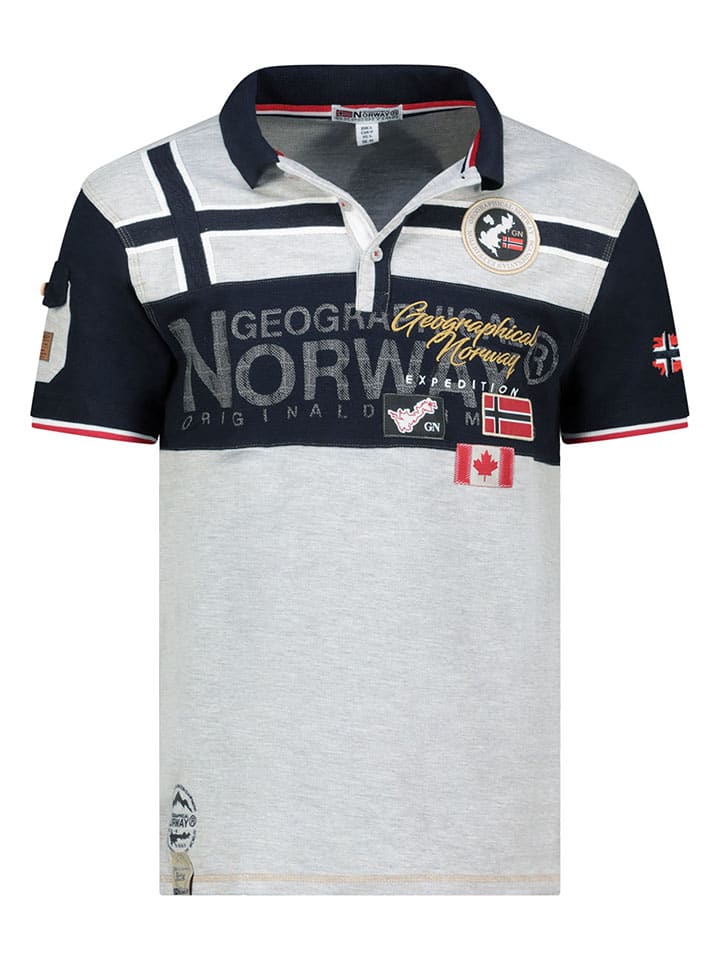 

Рубашка-поло Geographical Norway, серый
