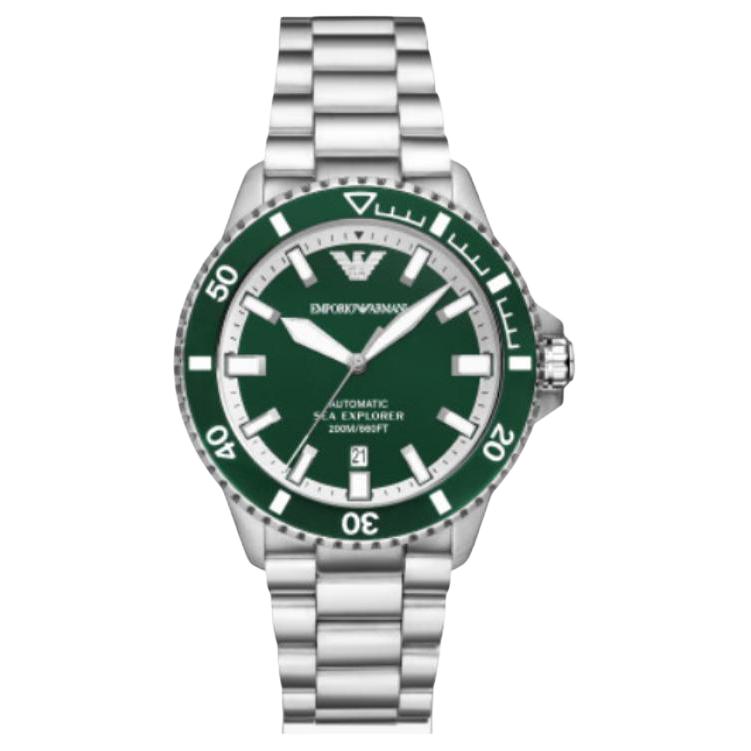 

EMPORIO ARMANI Часы Sea Explorer 42.5mm, Green Dial