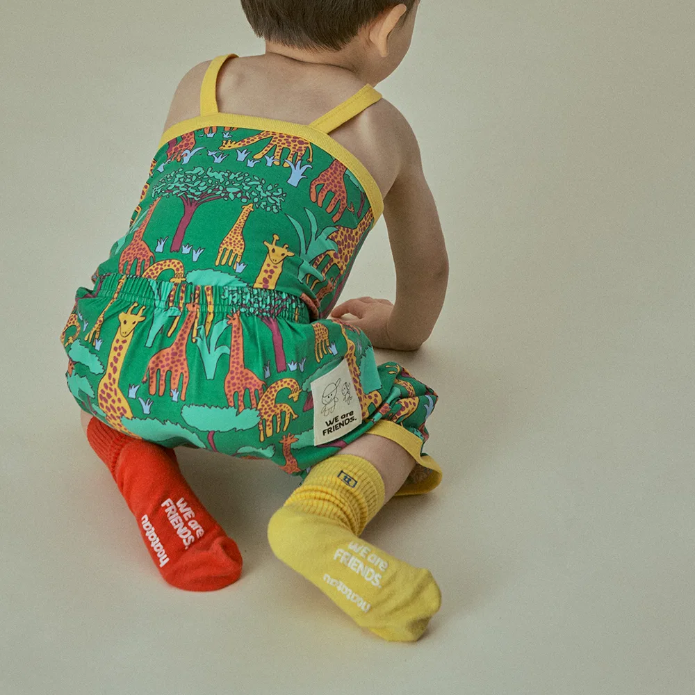 Детский домашний комплект Giraffe Landscape Sleeveless Modal от Hoatatau