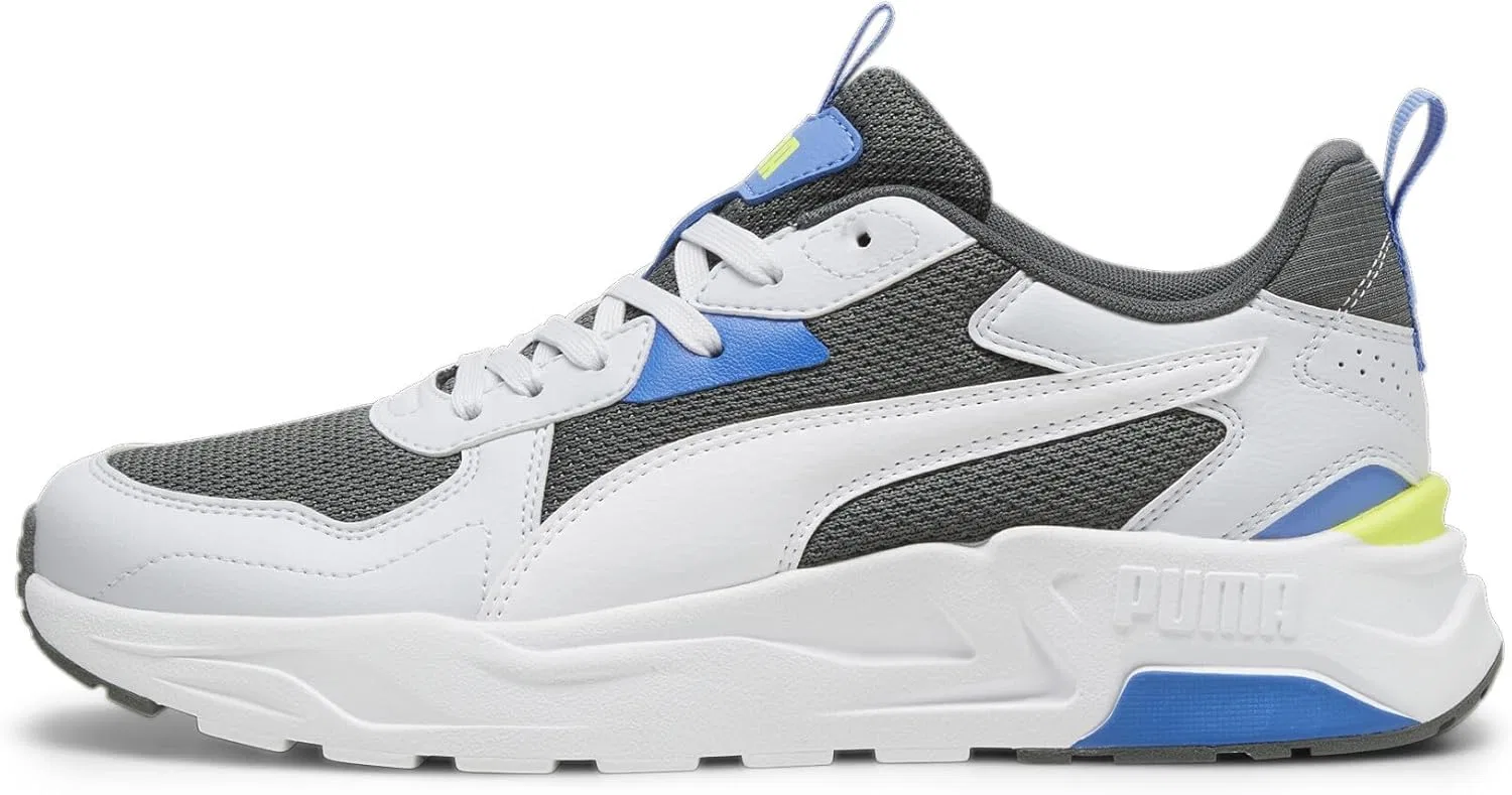 Мужские кроссовки PUMA Trinity Lite, Mineral Gray White Silver Mist Electric Lime — фото 4