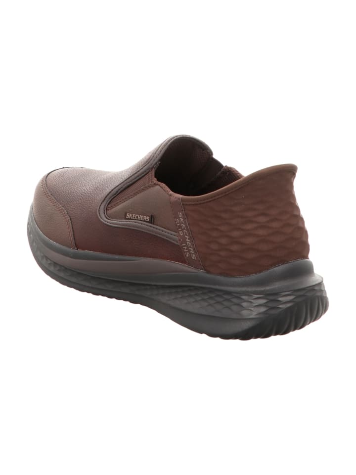 Skechers Спортивные лоферы коричневого цвета — фото 3