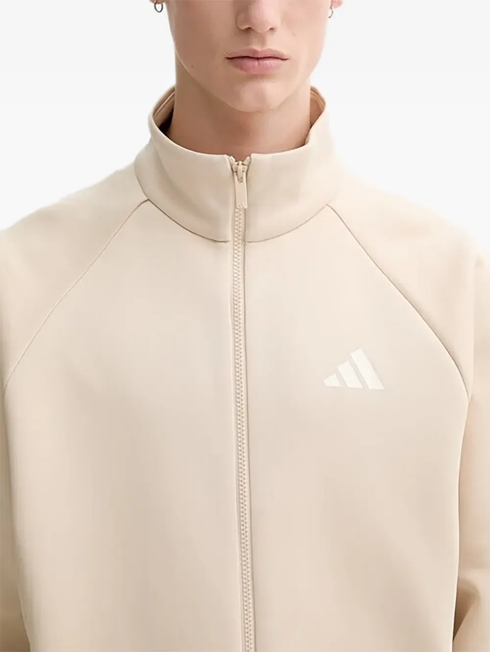 Свитер с логотипом Zip Adidas, нейтральный — фото 4