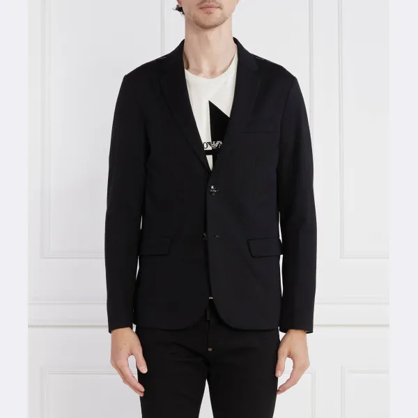 

Элегантная куртка классического кроя Emporio Armani, черный