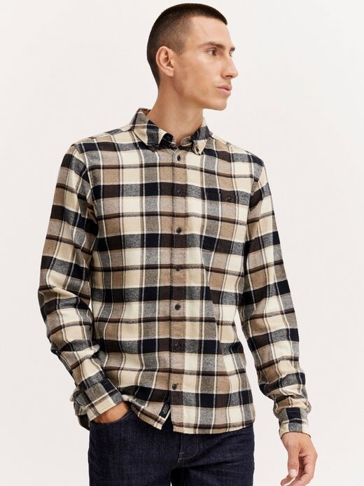 

Рубашка с длинным рукавом Blend, бежевый