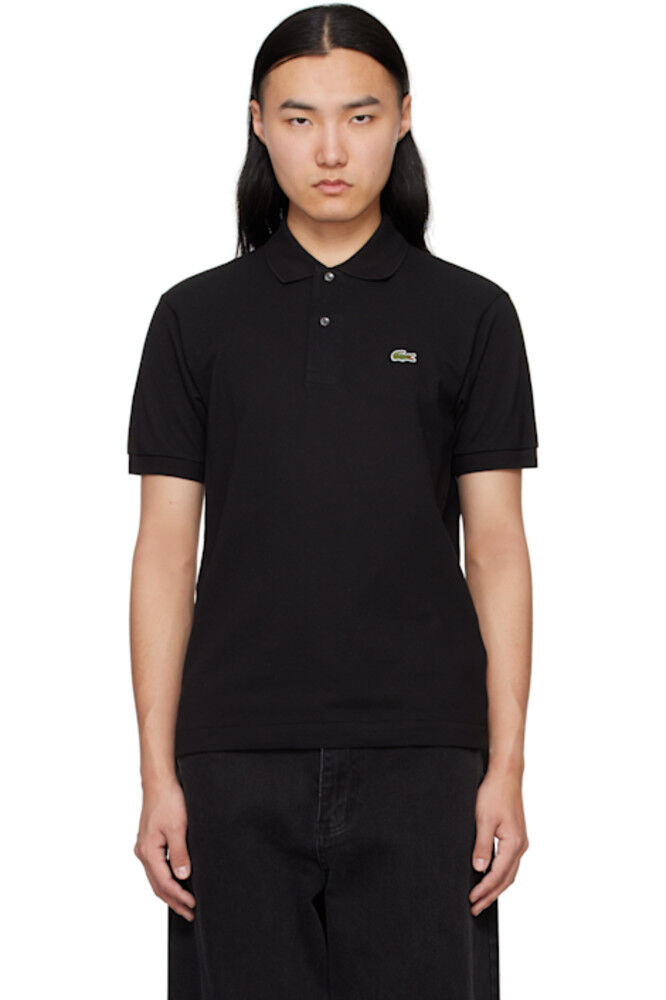 

Черный классический крой оригинальный L.12.12 поло Lacoste
