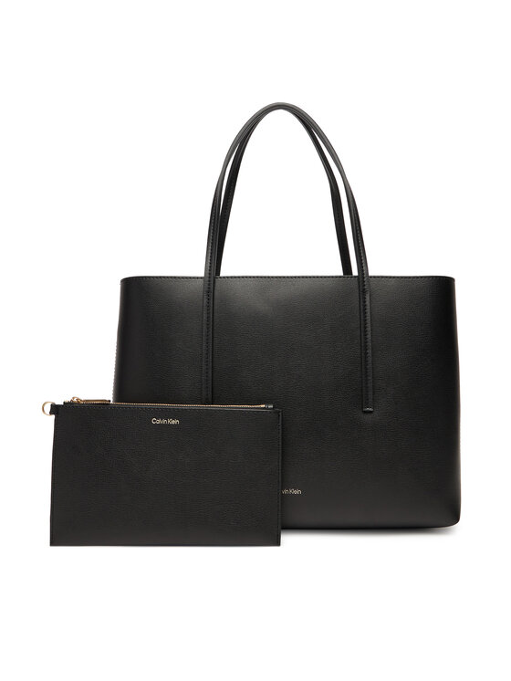 

Женская сумка Foil Logo Small Tote LV04F3275G Calvin Klein, чёрный