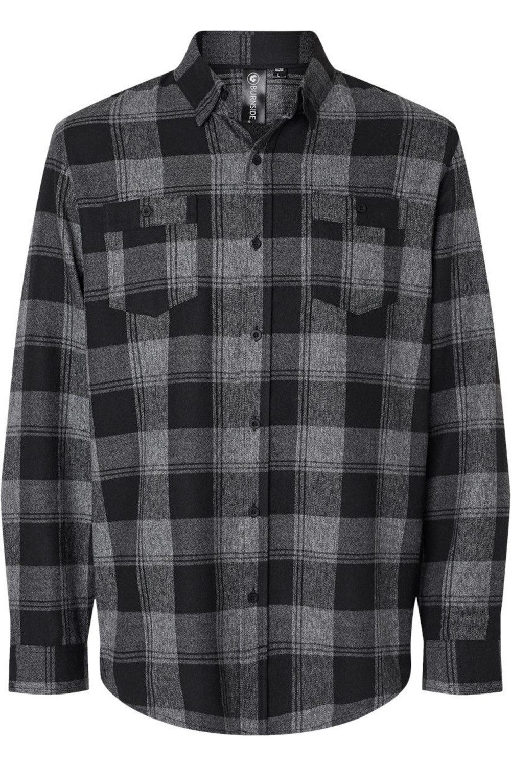 

Рабочая рубашка Burnside Perfect Flannel, серый/черный