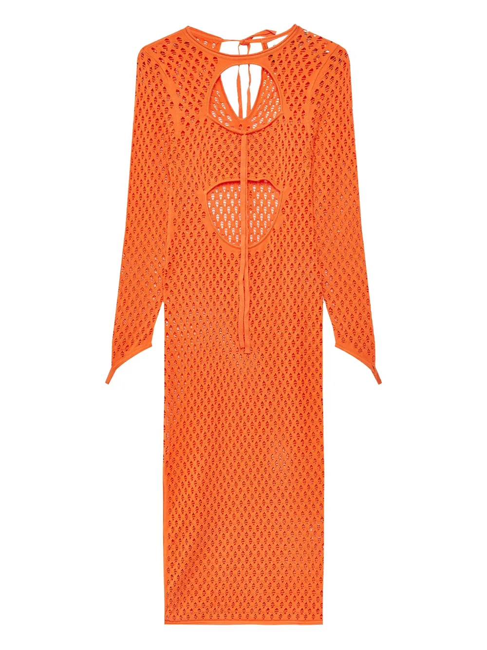 

Вязаное платье с вырезами House of Sunny, оранжевый
