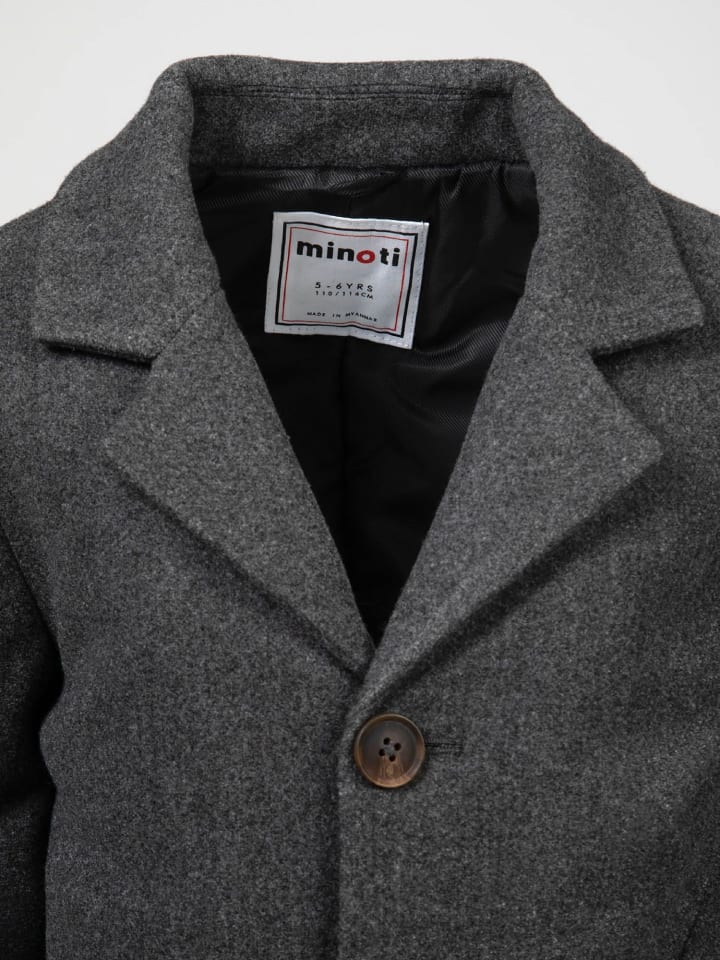 Зимнее пальто 27coat97 светло-серого цвета Minoti — фото 3