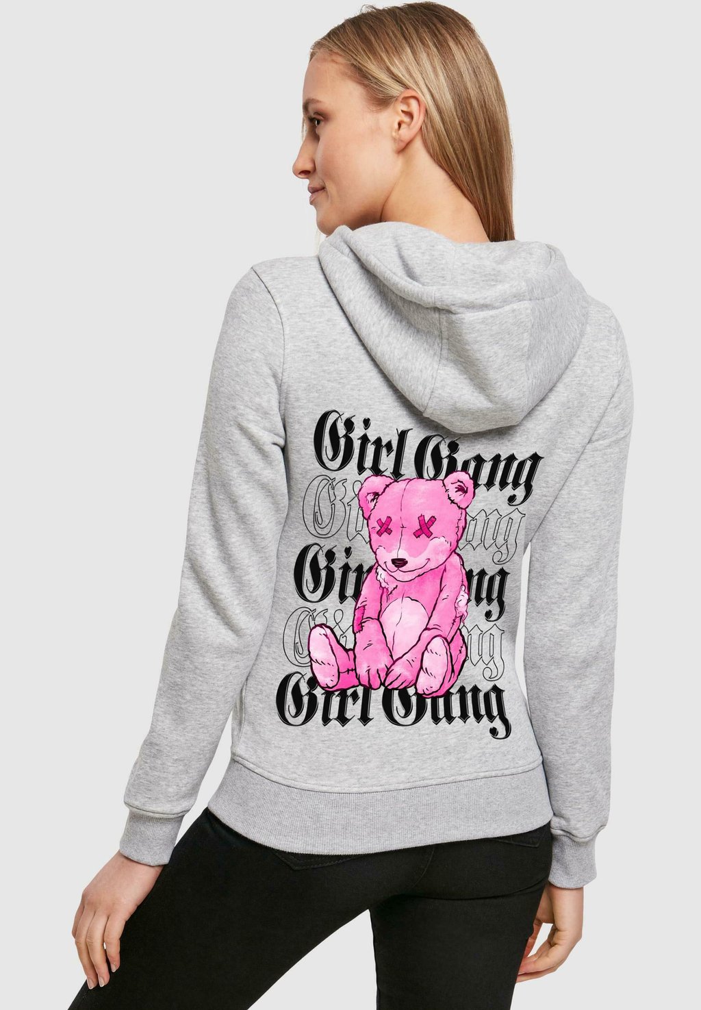 

Толстовка GIRL GANG - Hoodie Mister Tee, светло-серый