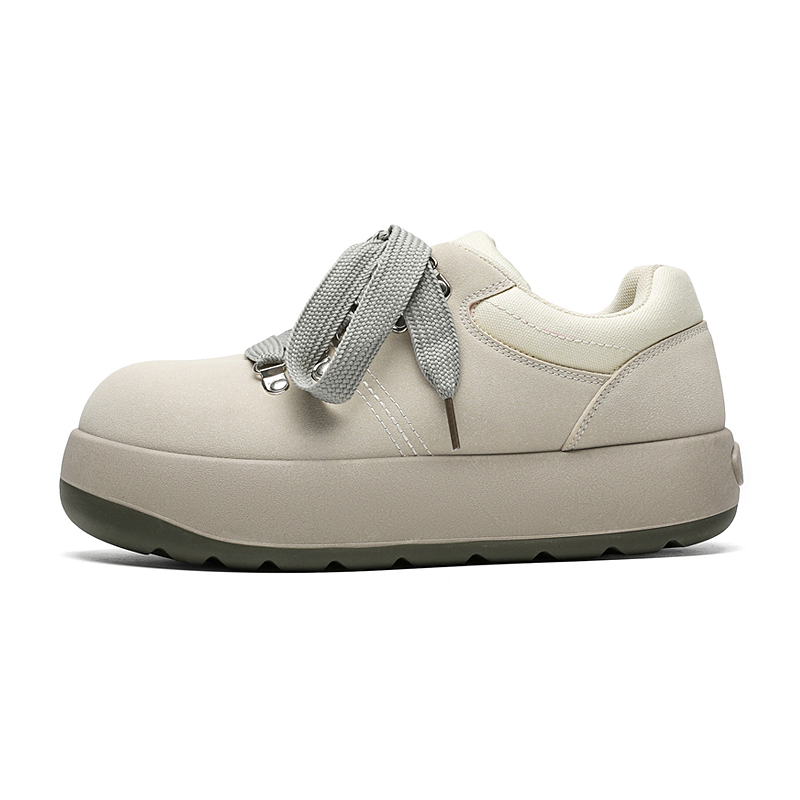 

Массивные повседневные кроссовки дышащие и нескользящие низкие кроссовки для скейтбординга мужские OUBT, светло-серый