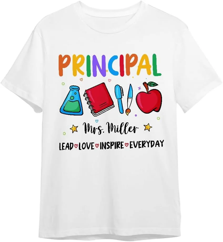 Футболка с принтом "Teaching Is A Work Heart", подарок для учителя