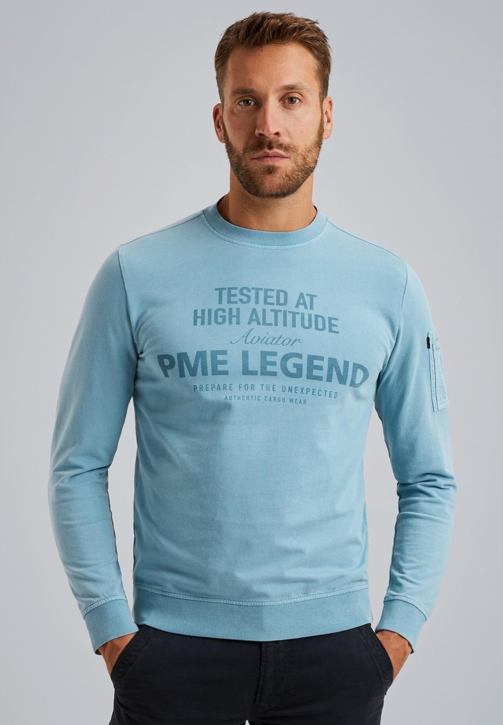 

Толстовка SWEATSHIRT ARTWORK PME Legend, светло-голубой