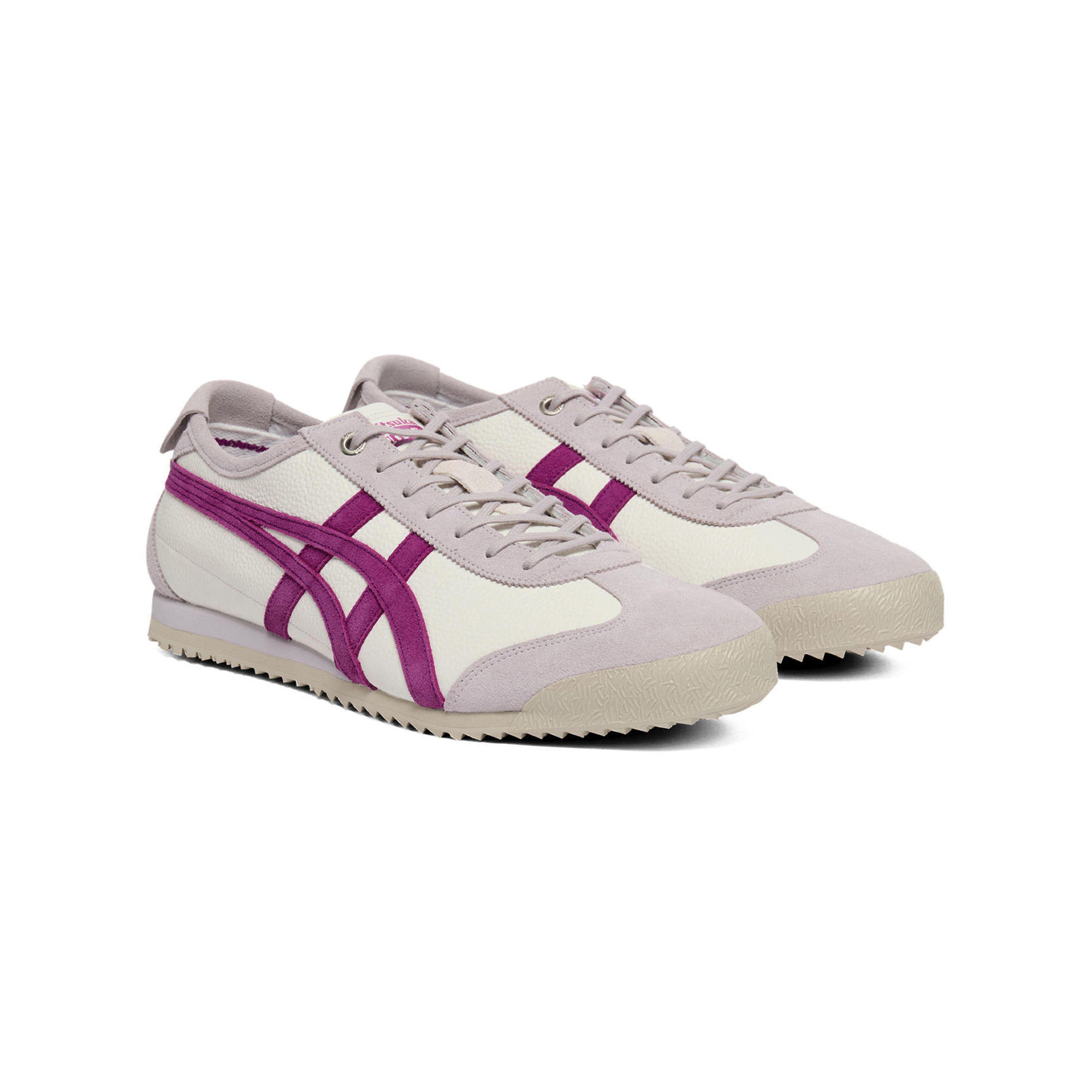 Кеды Casual Unisex MEXICO 66 SD VIN из коровьей кожи Onitsuka Tiger, бежевый/фиолетовый — фото 4