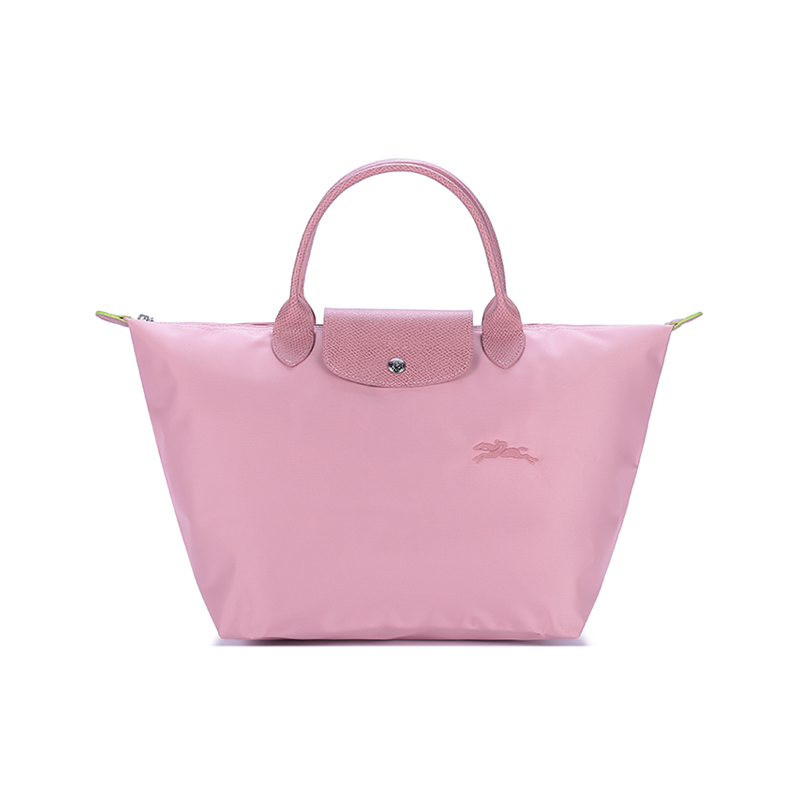 

LONGCHAMP Сумка Le Pliage Green Canvas с кожаной отделкой, Pink