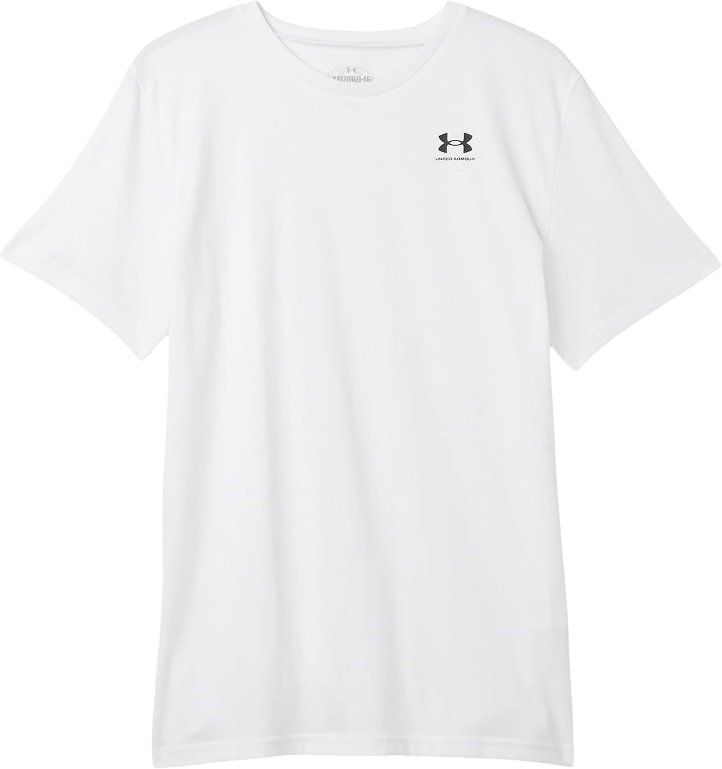 

Футболка Under Armour Kids Sportstyle Left Chest Short Sleeve T Shirt, цвет White/Black