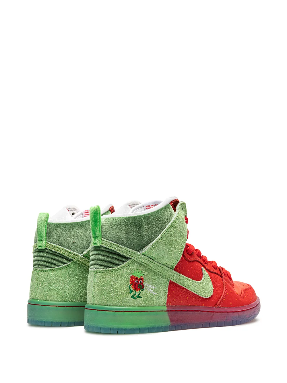 Кроссовки SB Dunk High Strawberry Cough Nike, красный — фото 3