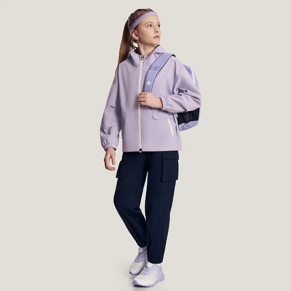 Куртка DESCENTE Movewear для детей 3-7 лет зеленая — фото 4