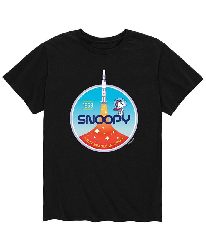 

Мужская футболка Peanuts Snoppy Rocket AIRWAVES, черный