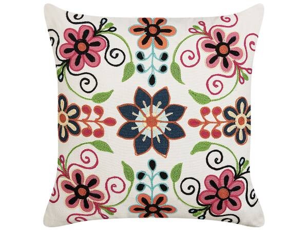 

Декоративная подушка Beliani BAHRAICH, 50x50x50 см цвет grün/multicolor/pink/weiß