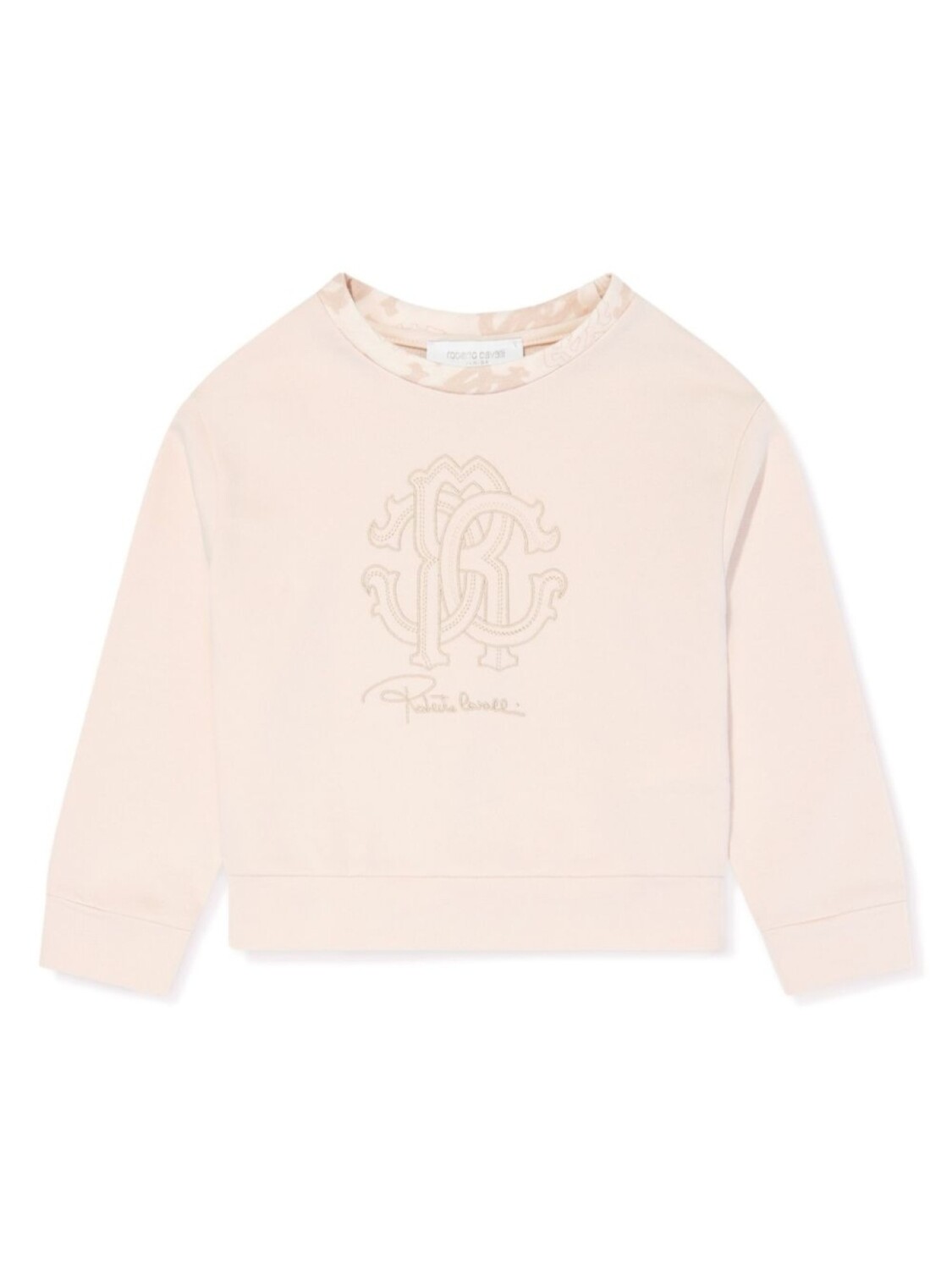 

Толстовка с вышивкой Roberto Cavalli Junior, нейтральный цвет