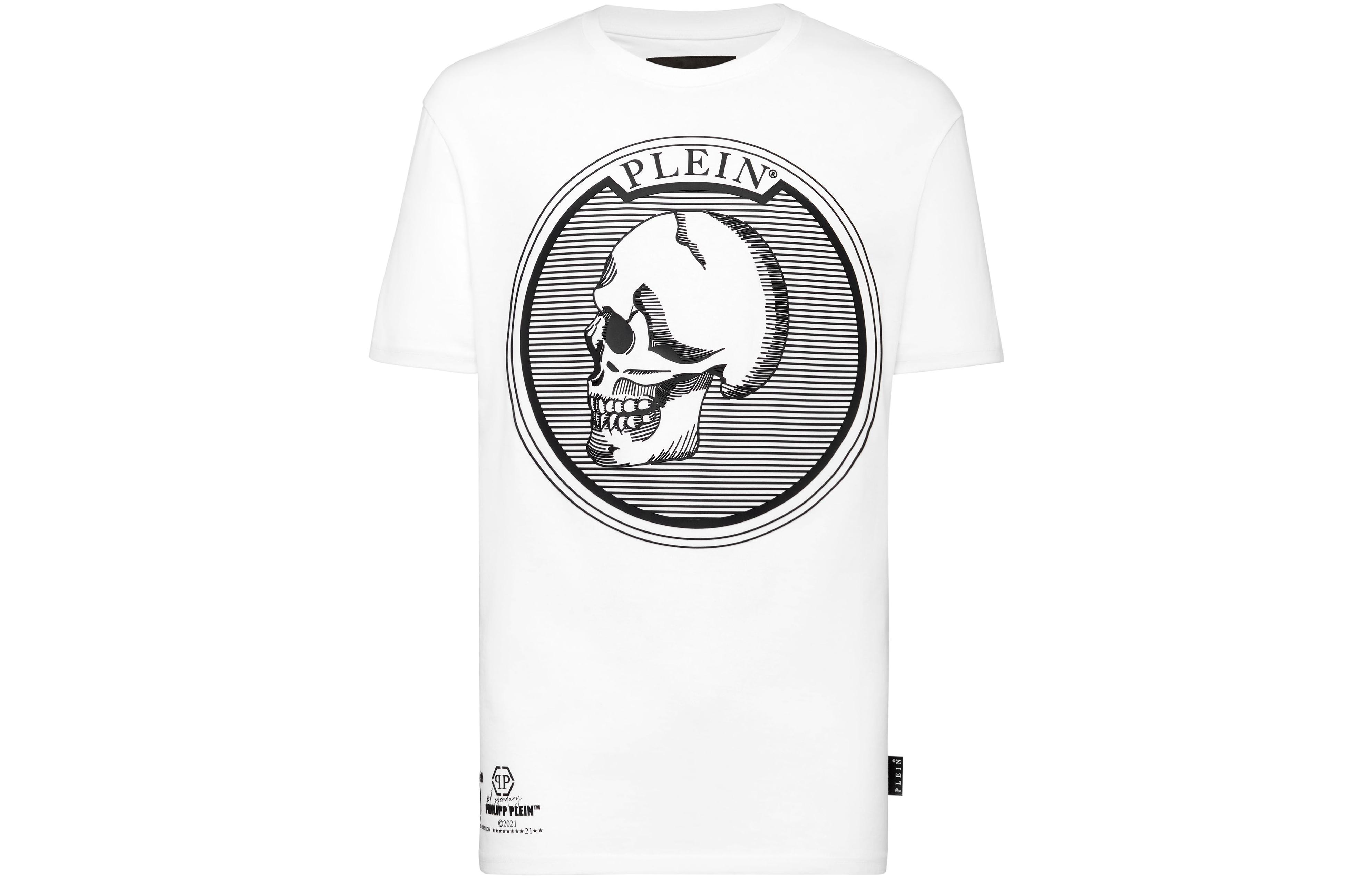 

PHILIPP PLEIN Футболка мужская белые