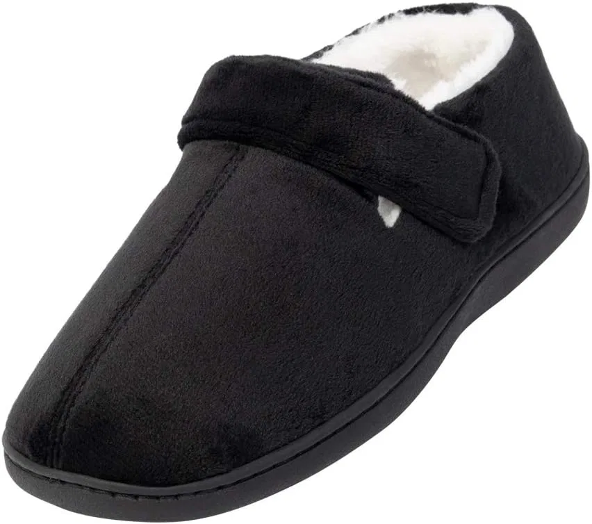Тапочки с эффектом памяти, Silverts, Black Silvert's Adaptive Clothing & Footwear