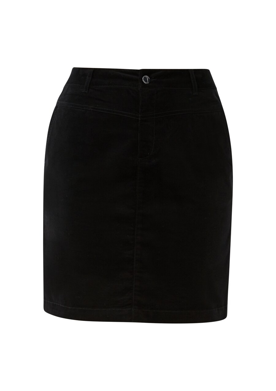 

Юбка мини s.Oliver Skirt, черный деним