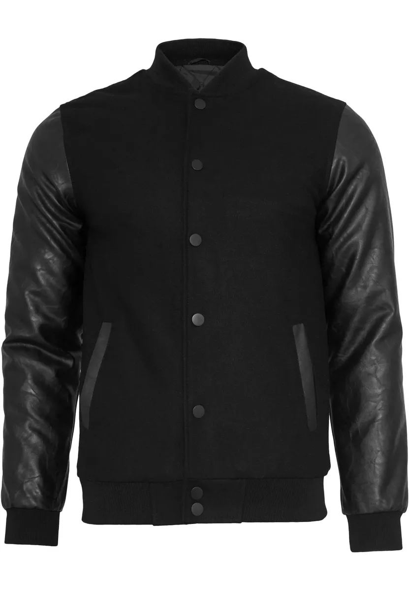 

Куртка всепогодная URBAN CLASSICS " Urban Classics Men's Oldschool College Jacket" (1 шт.), без капюшона, черный