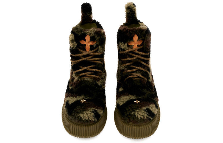 Женские ботинки Martin Green Camouflage SMFK, Зеленый камуфляж (Подарочный стиль) — фото 4