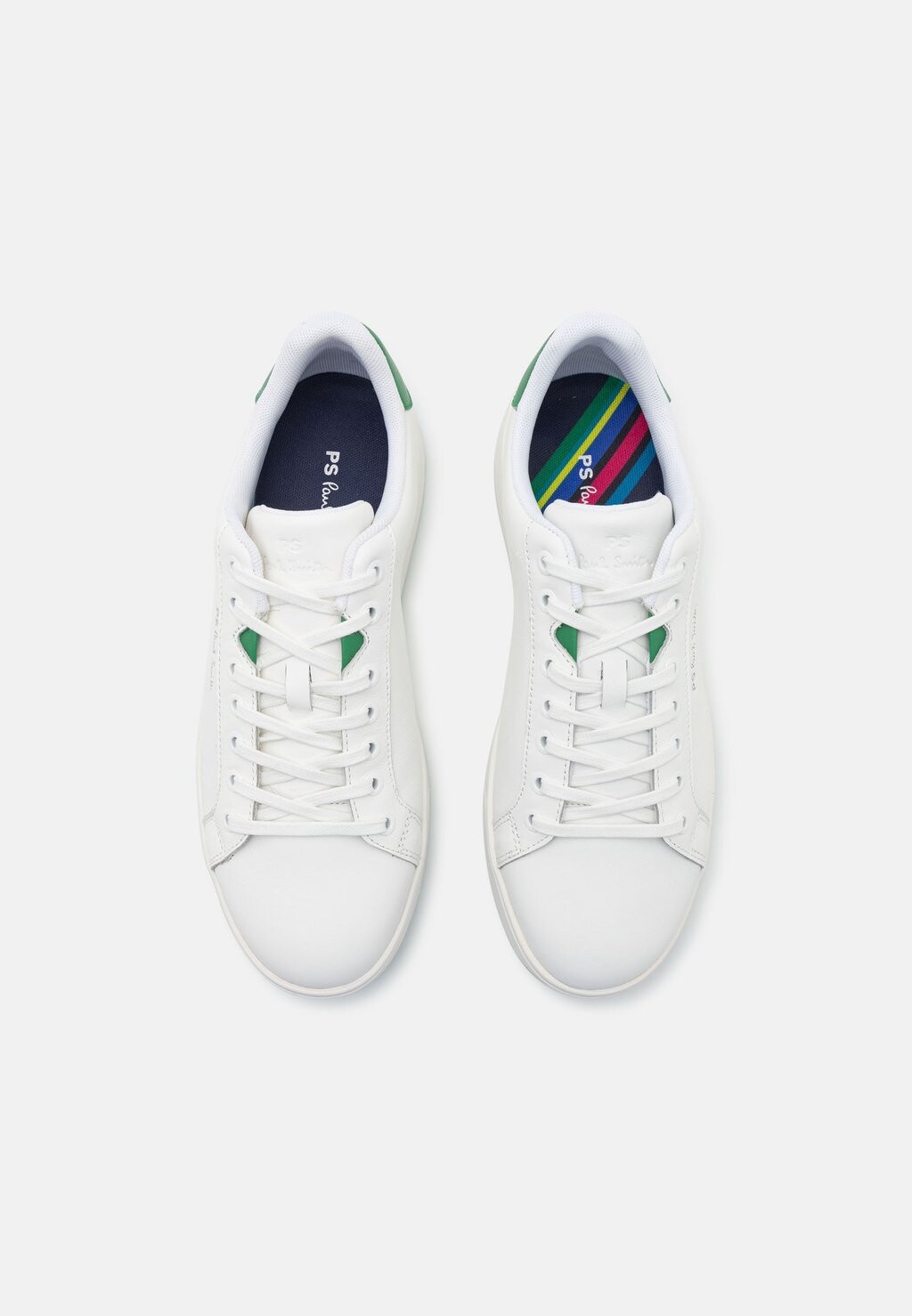 Низкие кроссовки Albany Spoiler PS Paul Smith, цвет white/green — фото 4