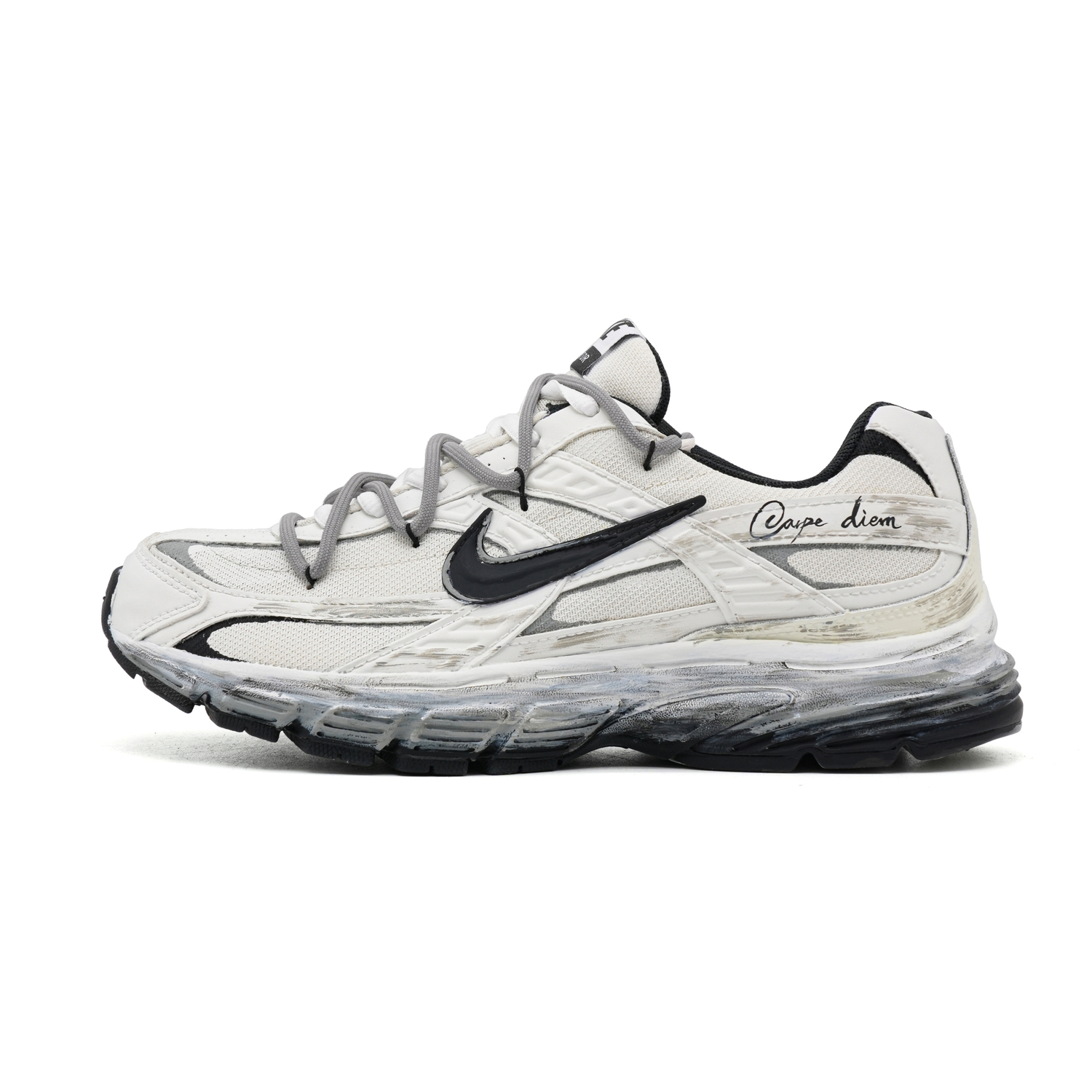 

Беговые кроссовки Unisex Beige с амортизацией Initiator, устойчивые к истиранию, дышащие и с полным покрытием Nike, экрю