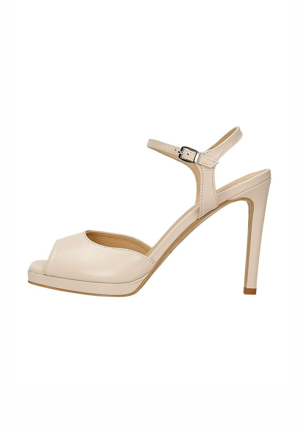 Босоножки на высоком каблуке Platform sandals Wojas, бежевый