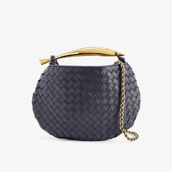 

Маленькая кожаная сумка Sardine с верхней ручкой Bottega Veneta, цвет space-m brass