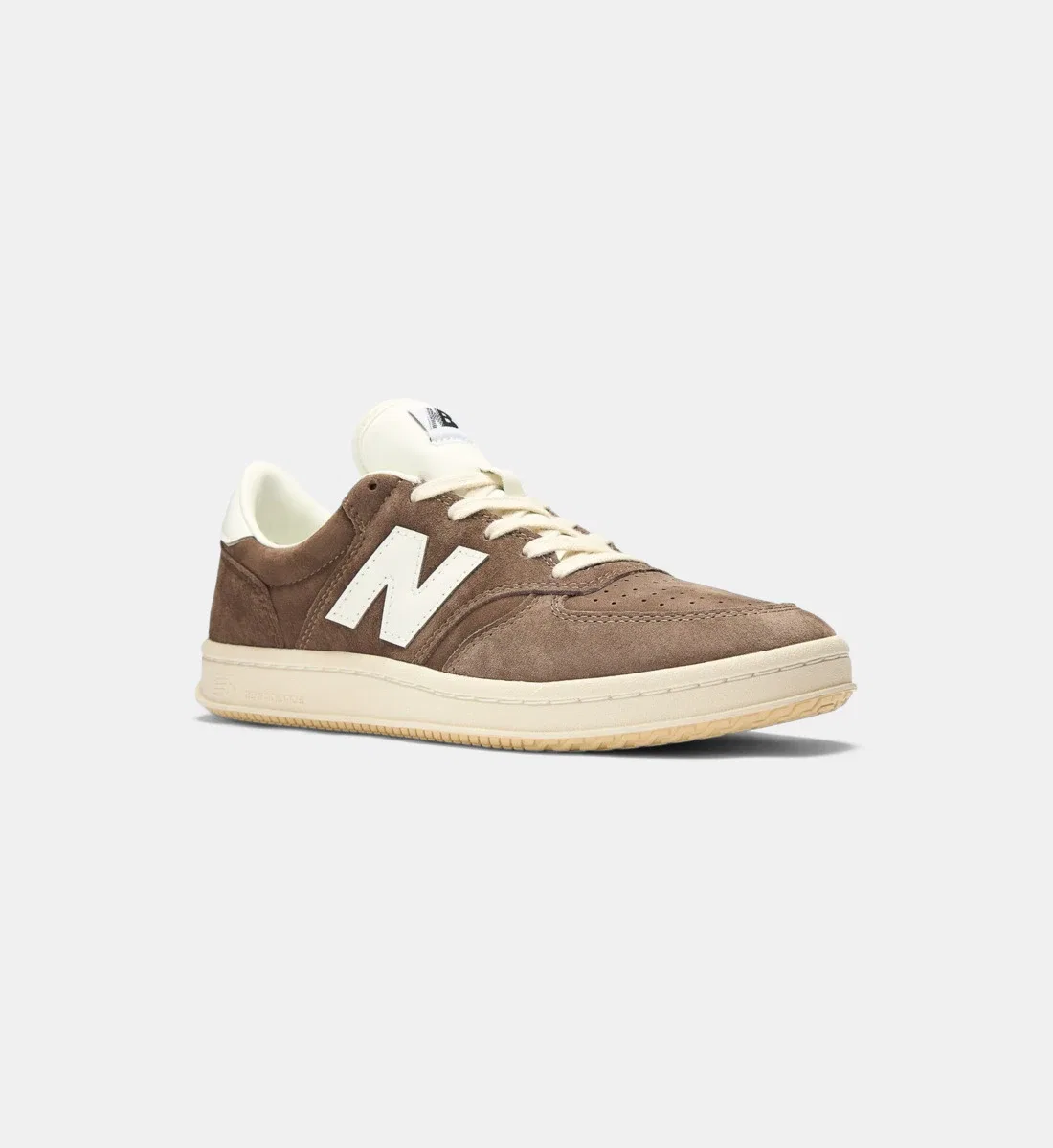 Кожаные низкие кроссовки T500 NEW BALANCE, коричневый — фото 2